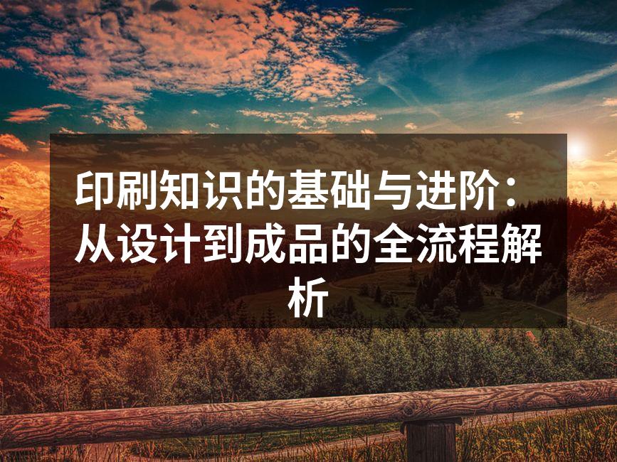 印刷技术的多样性与应用